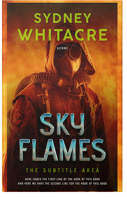 Front view of Clinker #8065 - Premade Apocalyptica Book Cover