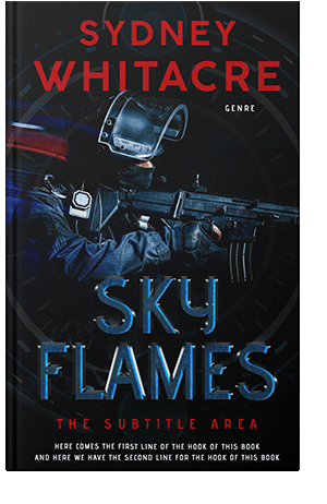 Pre Made Book Cover Ebony