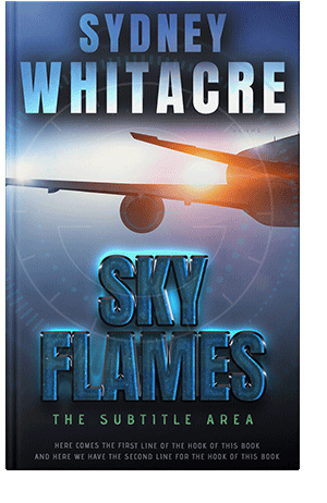 Pre Made Book Cover Blue Bayoux