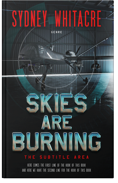 Front view of Premade Action & Adventure Book Cover - Bunker