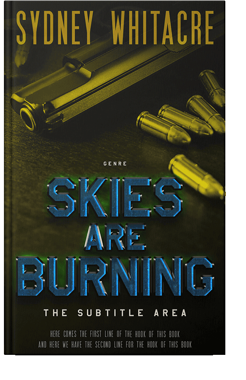 Front view of Green Waterloo #8101 - Premade Mystery & Thriller & Suspense Book Cover