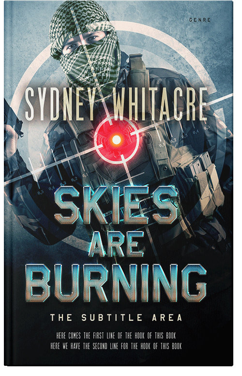 Front view of Cold Turkey #8104 - Premade Mystery & Thriller & Suspense Book Cover