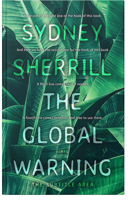 Front view of Premade Nature Book Cover - Tiber