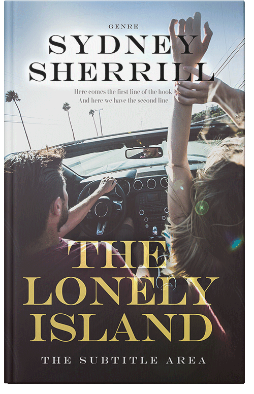 Front view of Premade Teen & Young Adult Book Cover - Moon Mist