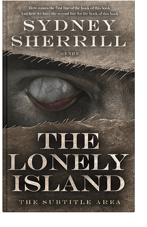 Pre Made Book Cover Taupe