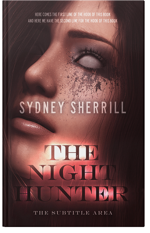 Front view of My Pink #8145 - Premade Horror Book Cover