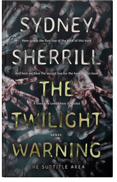 Front view of Premade Mystery & Thriller & Suspense Book Cover - Shark