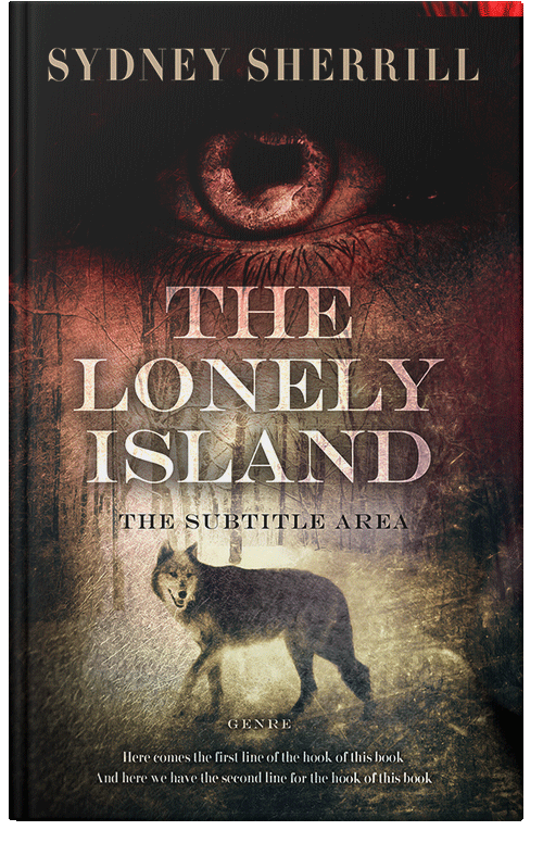 Front view of Premade Mystery & Thriller & Suspense Book Cover - Cocoa Brown