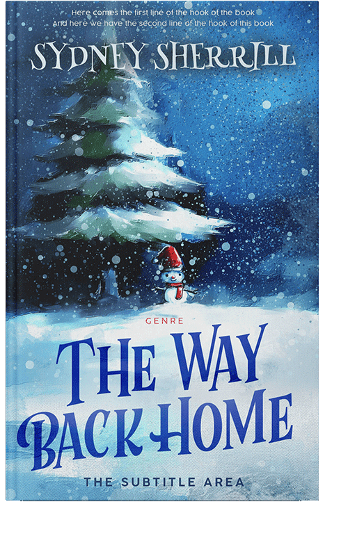 Front view of Jagged Ice #8166 - Premade Business Book Cover