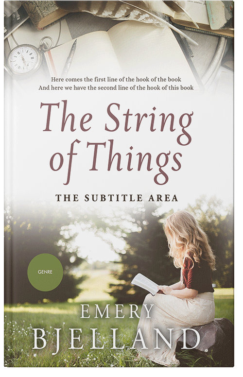 Front view of Moon Mist #8181 - Premade Romance Book Cover