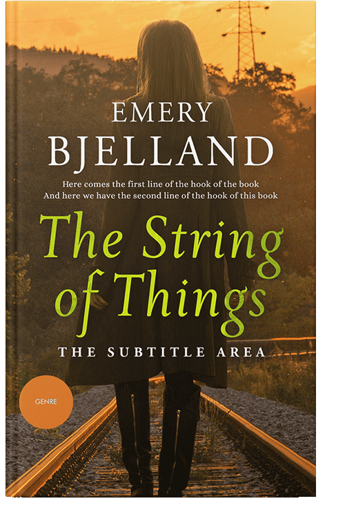 Front view of Brown Tumbleweed #8182 - Premade Romance Book Cover