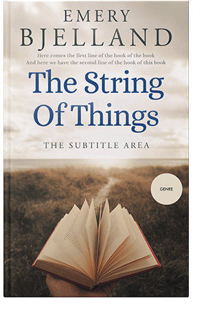 Pre Made Book Cover Thunder