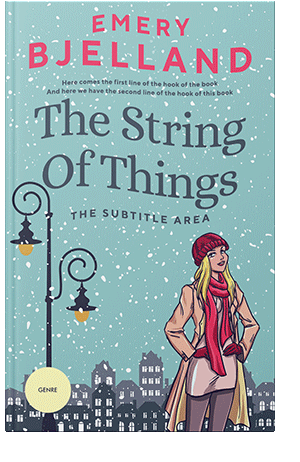 Pre Made Book Cover Shadow Green