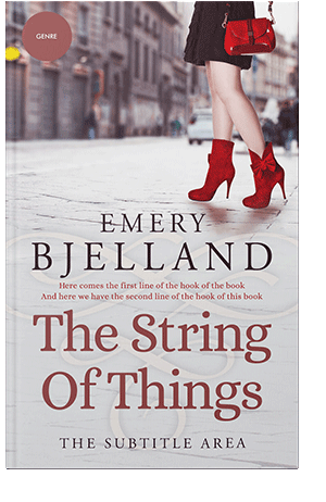 Pre Made Book Cover Bon Jour