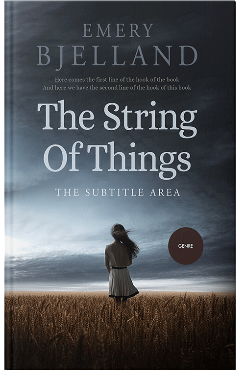 Front view of Shark #8200 - Premade Literary Fiction Book Cover