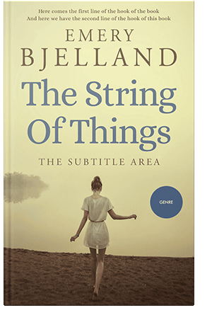 Pre Made Book Cover Chamois