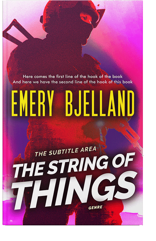 Front view of Claret #8210 - Premade Mystery & Thriller & Suspense Book Cover