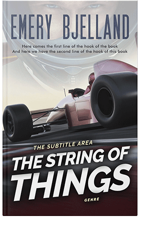 Pre Made Book Cover Quill Gray