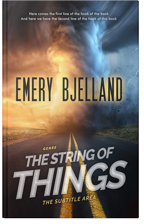 Front view of Premade Apocalyptica Book Cover - Calico