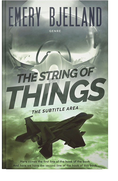 Front view of Gray Asparagus #8217 - Premade Action & Adventure Book Cover