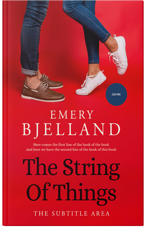 Front view of Premade Romance Book Cover - Oxford Blue