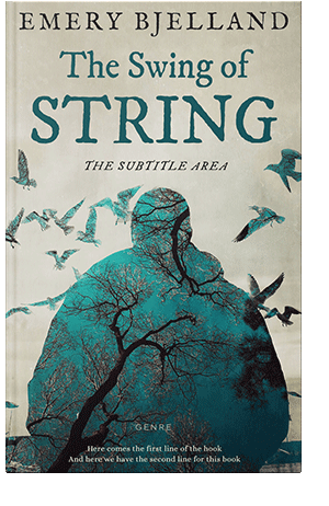 Pre Made Book Cover Foggy Gray