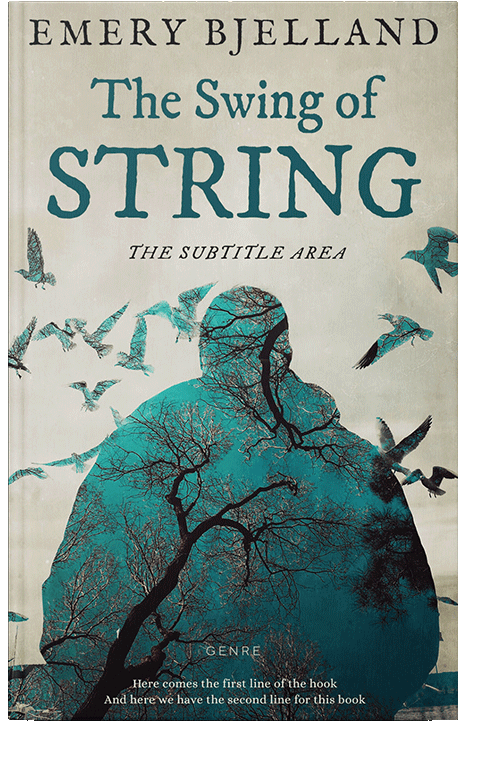 Front view of Foggy Gray #8228 - Premade Mystery & Thriller & Suspense Book Cover