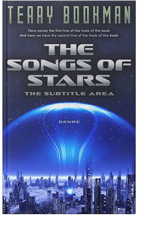 Pre Made Book Cover Ebony Clay