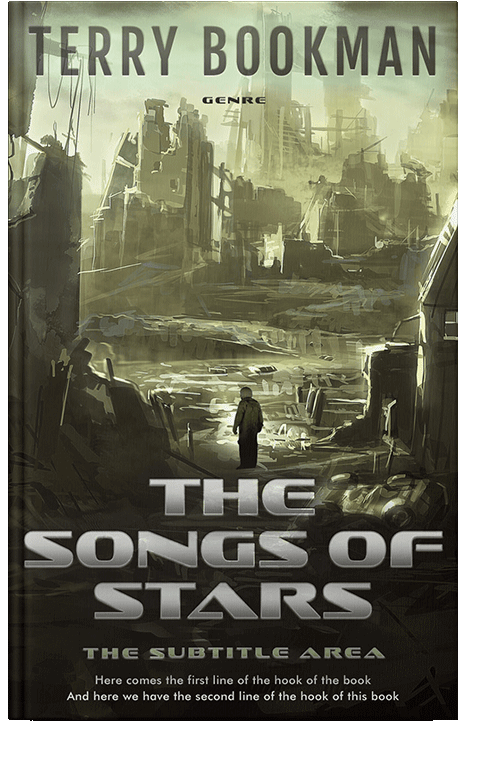 Front view of Birch #8247 - Premade Apocalyptica Book Cover