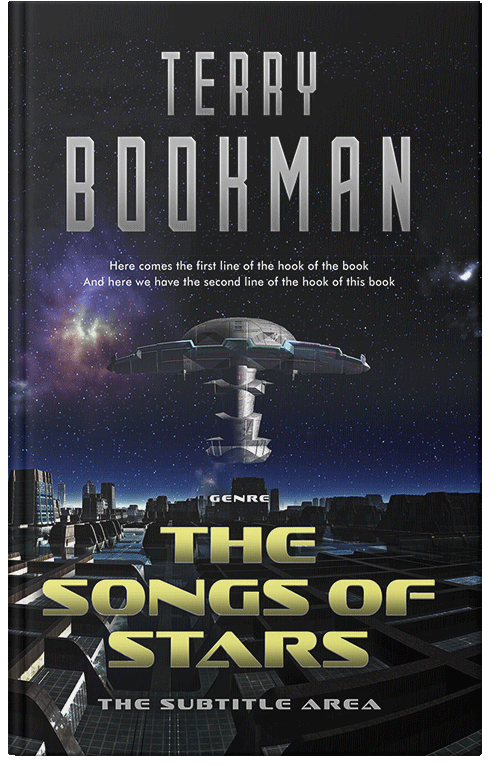 Front view of Cinder #8254 - Premade Science Fiction Book Cover