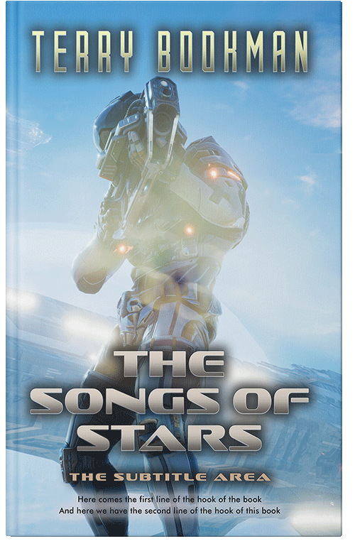 Front view of Premade Science Fiction Book Cover - Heather