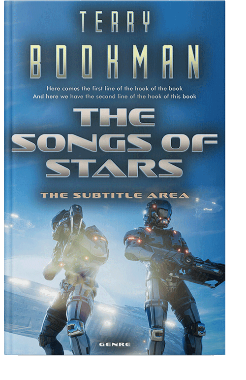 Front view of Calypso #8259 - Premade Science Fiction Book Cover