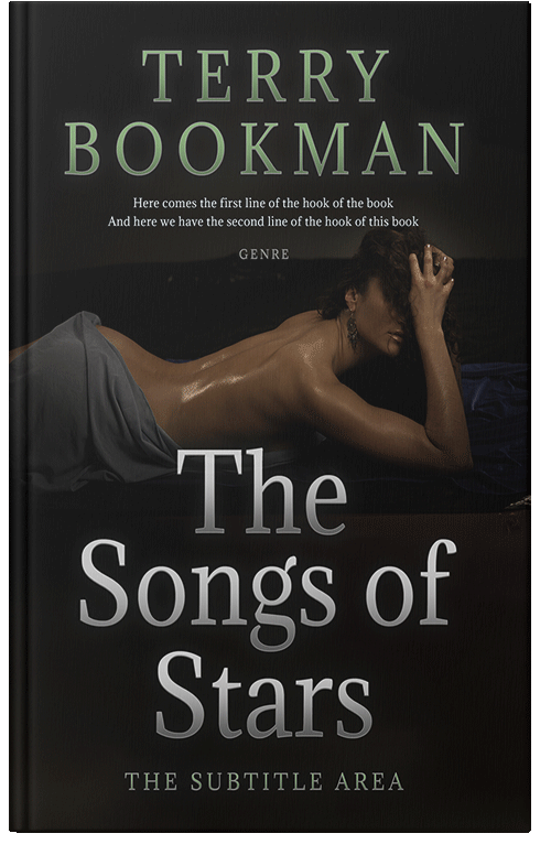 Front view of Premade Erotica Book Cover - Rangoon Green