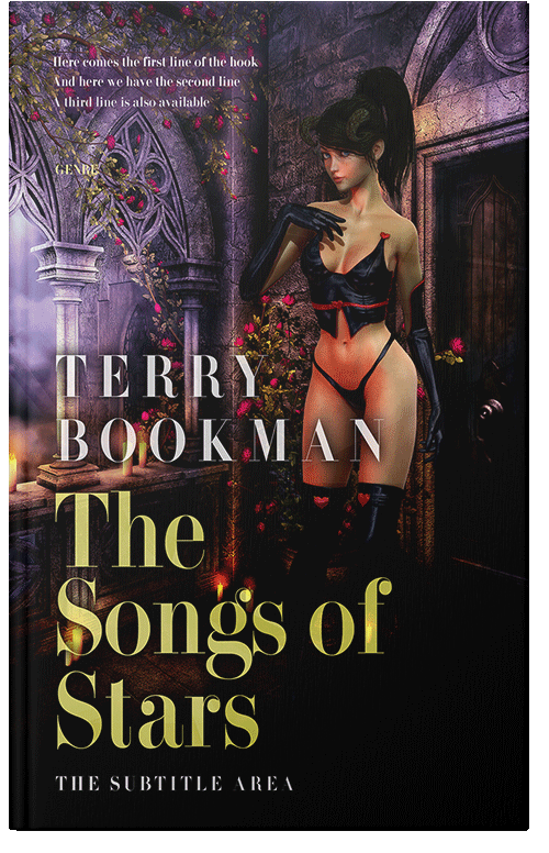 Front view of Brandy Rose #8274 - Premade Erotica Book Cover