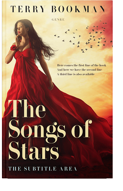 Front view of Rebel #8281 - Premade Fantasy Book Cover