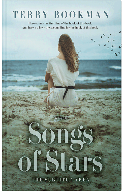 Front view of Premade Romance Book Cover - Opal