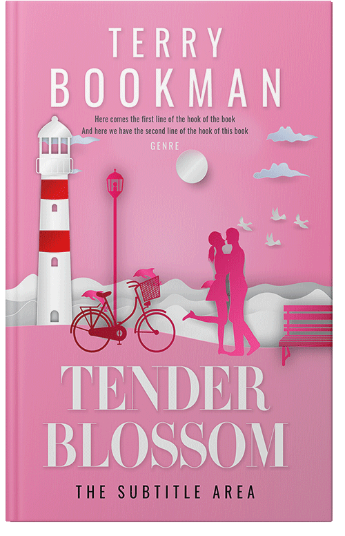 Front view of Premade Romance Book Cover - Kobi