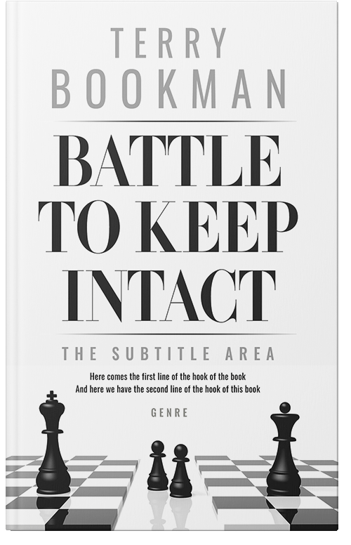 Front view of Premade Self-Improvement & Self-Help Book Cover - Silver