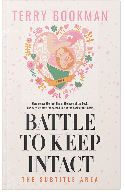 Front view of Linen #8313 - Premade Health & Mind & Body Book Cover