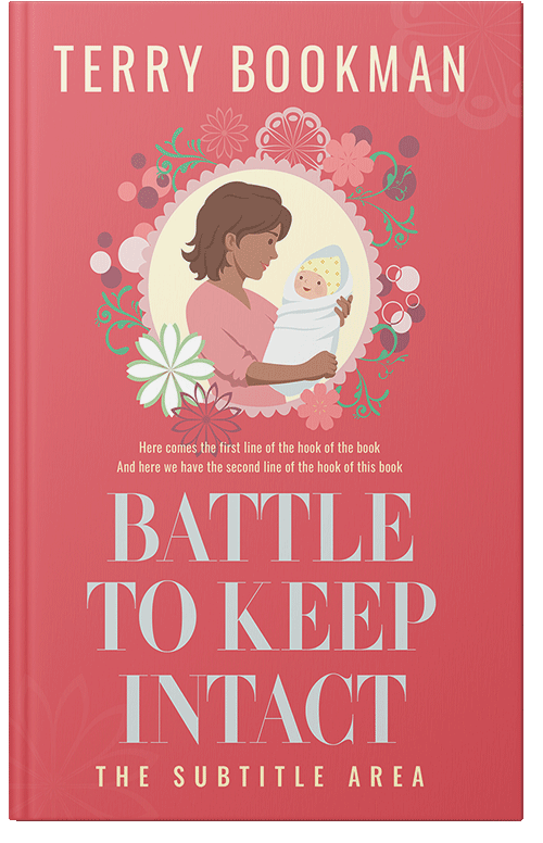 Front view of Premade Family & Parenting Book Cover - Sunglo