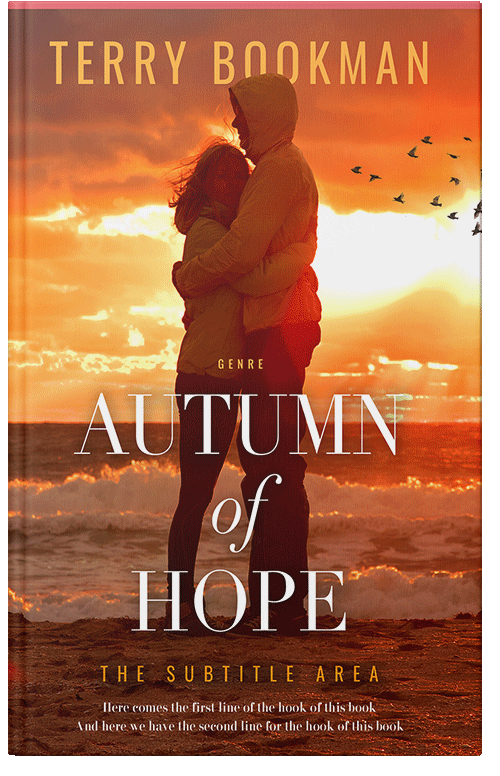 Front view of Premade Romance Book Cover - Prairie Sand