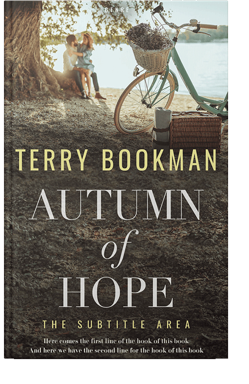 Front view of Taupe #8325 - Premade Romance Book Cover