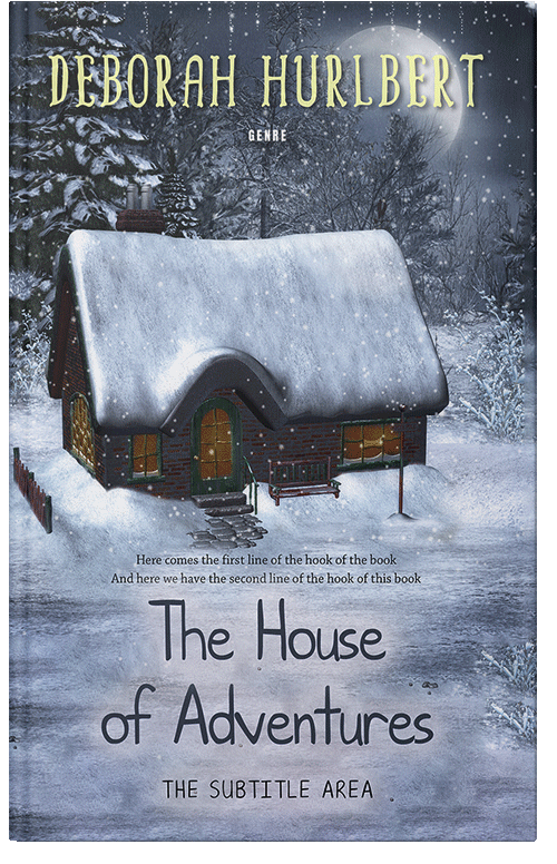 Front view of Heather #8340 - Premade Fantasy Book Cover