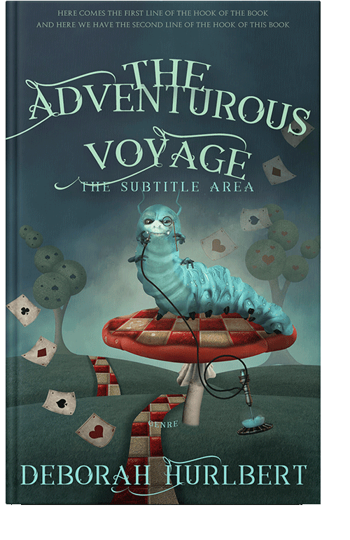 Front view of Outer Space #8348 - Premade Fantasy Book Cover