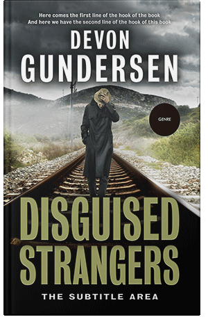 Pre Made Book Cover Ash