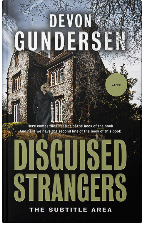 Front view of Premade Mystery & Thriller & Suspense Book Cover - Cod Gray