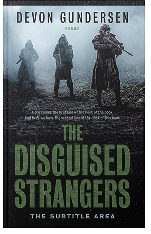 Pre Made Book Cover Outer Space