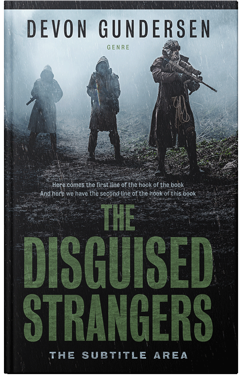 Front view of Premade Apocalyptica Book Cover - Outer Space