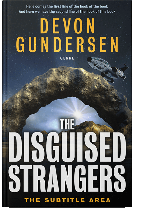 Front view of Pearl Bush #8377 - Premade Science Fiction Book Cover