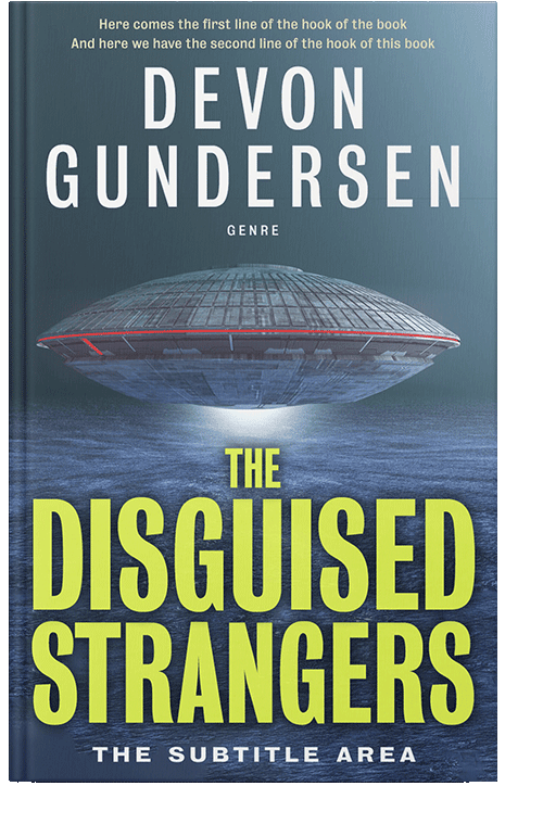 Front view of Fiord #8382 - Premade Science Fiction Book Cover